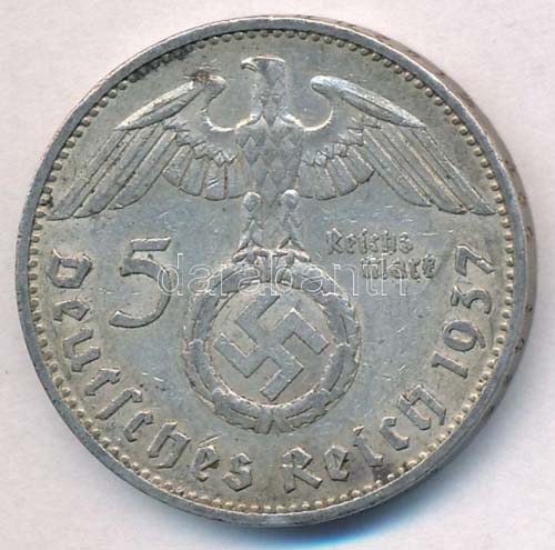 Német Harmadik Birodalom 1937A 5M ... 
