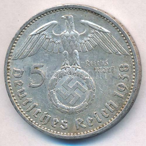 Német Harmadik Birodalom 1938A 5M ... 