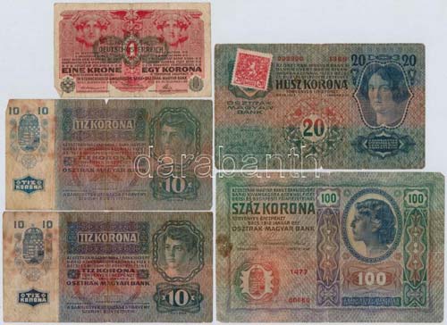 1902-1916. 7db-os vegyes magyar ... 