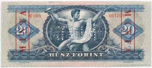 1969. 20Ft MINTA bélyegzéssel ... 