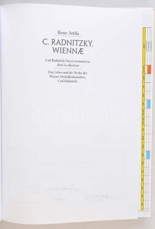 Bene Attila: C. Radnitzky. Wiennae ... 