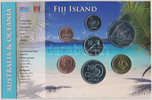 Fidzsi-szigetek 1998-2006. 1c-1$ ... 