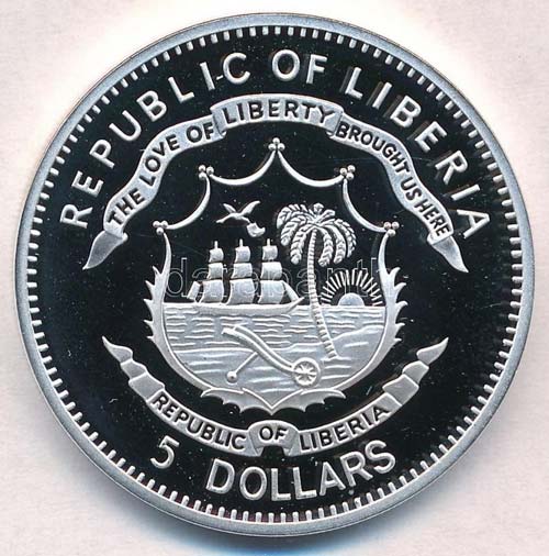 Libéria 2010. 5$ Cu Nagy ... 