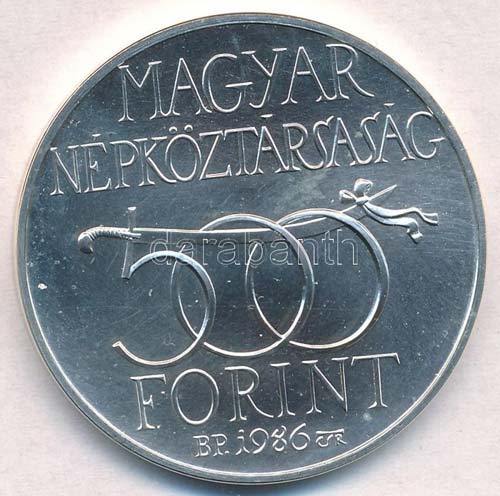 1986. 500Ft Ag Budavár ... 