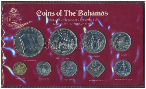 Bahamák 1974. 1c-5$ (9xklf) ... 