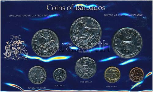 Barbados 1975. 1c-10$ (8xklf) ... 