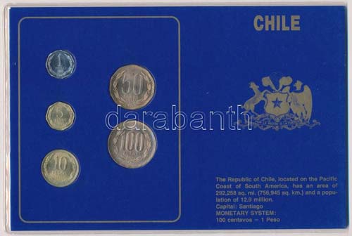 Chile 1992-1993. 1P-100P (5xklf) ... 