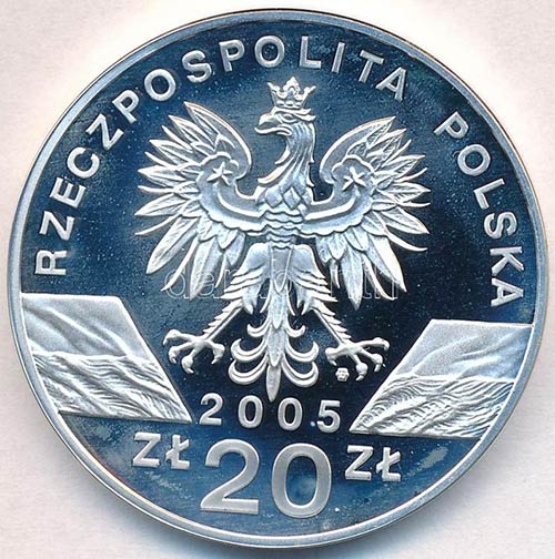Lengyelország 2005. 20Zl Ag ... 