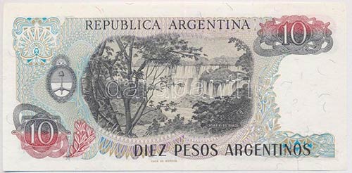 Argentína 1983-1984. 10P ... 