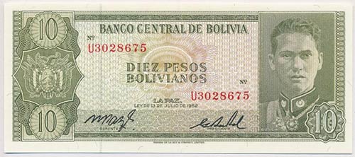 Bolívia 1962. 10P T:I
Bolivia ... 