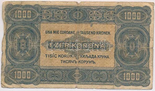 1923. 1000K Magyar ... 