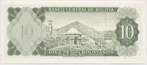 Bolívia 1962. 10P T:I
Bolivia ... 