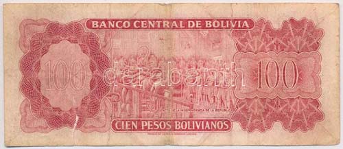 Bolívia 1962. 100P T:III- ... 