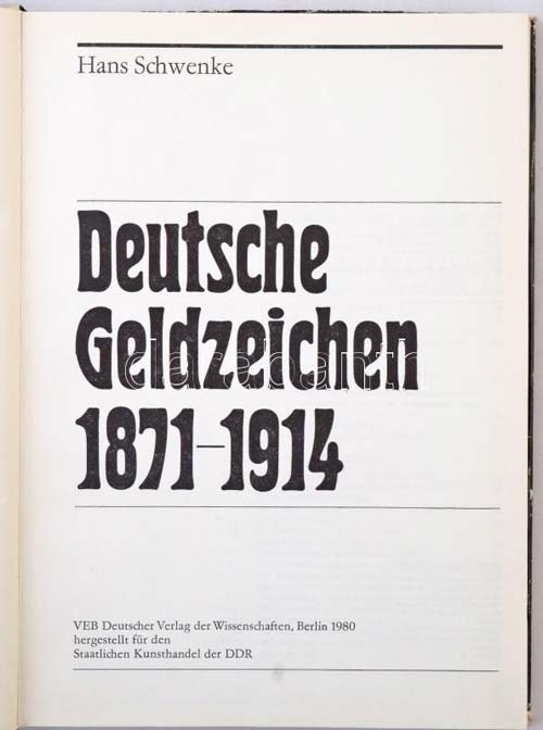 Hans Schwenke: Deutsche ... 