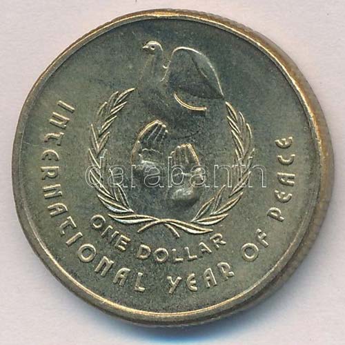Ausztrália 1986. 1$ Ni-Al-Cu A ... 