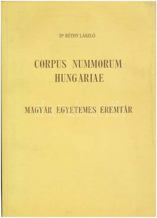 Réthy László: Corpus Nummorum ... 