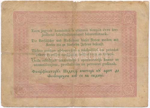 1848. 5Ft Kossuth bankó ... 