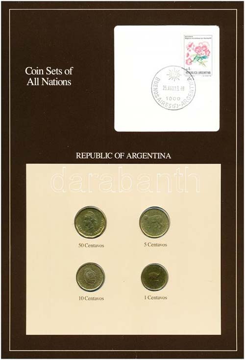 Argentina 1987. 1c-50c (4xklf), ... 