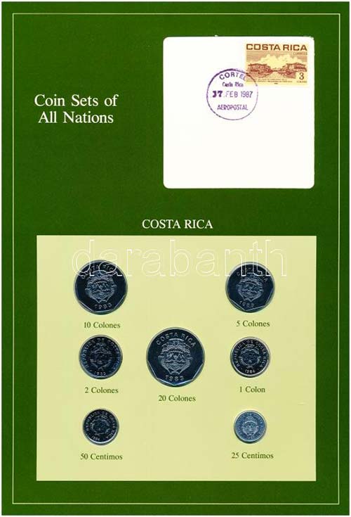 Costa Rica 1983-1984. 25c-20C ... 