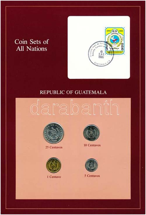 Guatemala 1983-1985. 1c-25c ... 