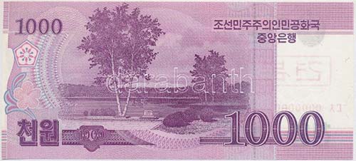 Észak-Korea 2008. 100W MINTA ... 