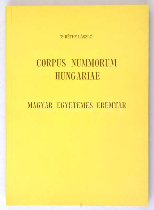 Réthy László: Corpus Nummorum ... 