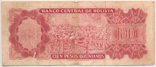 Bolívia 1962. 100P T:III- ... 