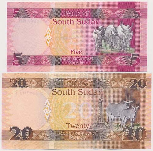 Dél-Szudán 2015. 5Ł + 2017. ... 