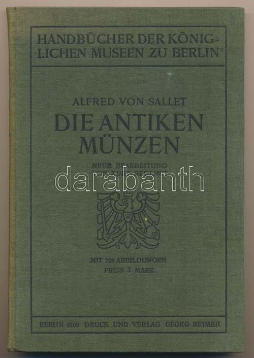 Alfred von Sallet: Die Antiken ... 
