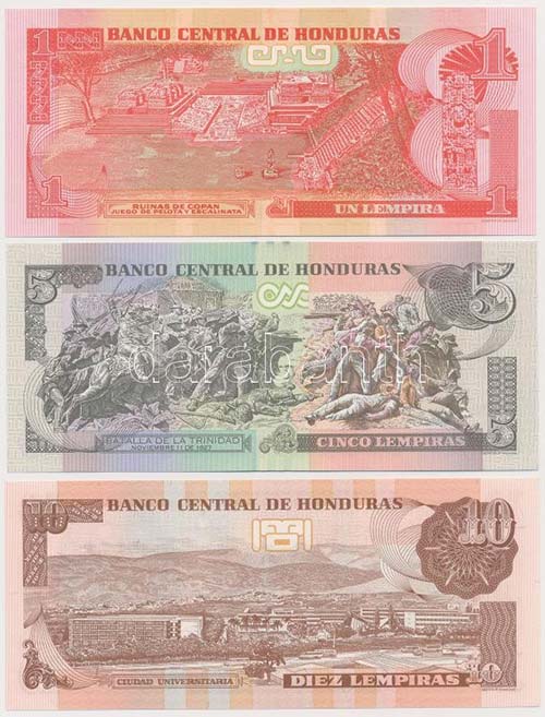 Honduras 2010. 10L + 2014. 1L + 5L ... 