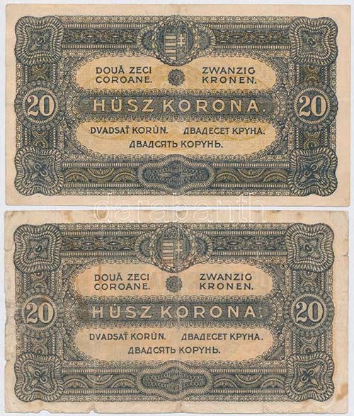 1920-1923. 18db-os vegyes magyar ... 