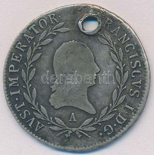 Ausztria 1823A 20kr Ag I. Ferenc ... 