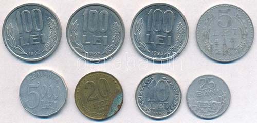 Románia 1966. 100L (6x) + 1991. ... 