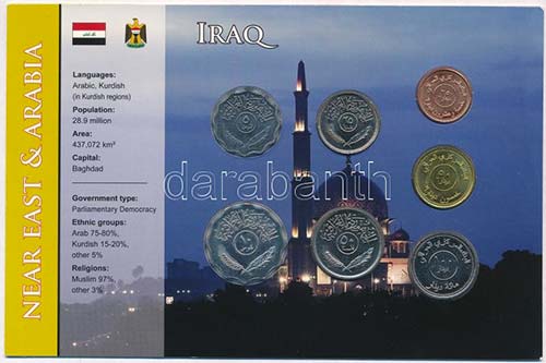 Irak 1975-2004. 5f-100D (7xklf) ... 
