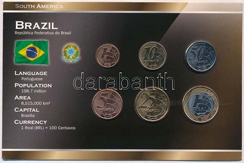Brazília 2004-2013. 1c-1R (6xklf) ... 