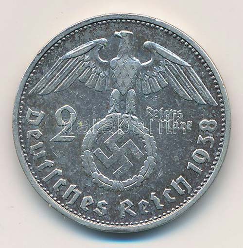 Német Harmadik Birodalom 1938G 2M ... 