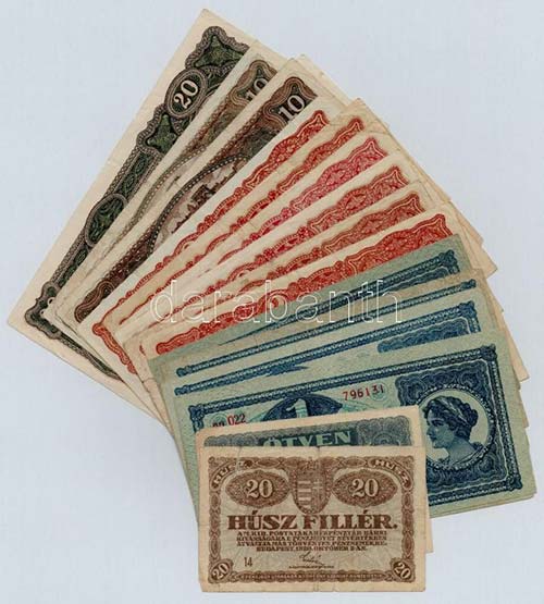 1920. 18db-os korona bankjegy ... 