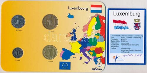 Luxemburg 1982-1991. 1Fr-5Fr ... 