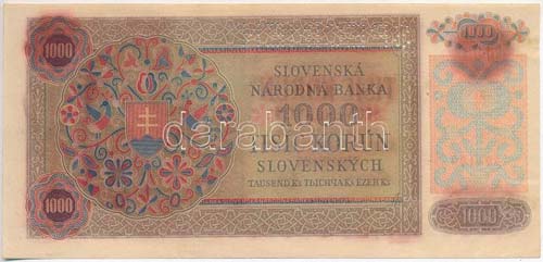 Csehszlovákia 1945. 1000K ... 