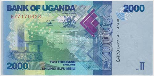Uganda 2017. 2000Sh T:I
Uganda ... 