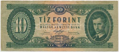 1947. 10Ft T:III
Hungary 1947. 10 ... 