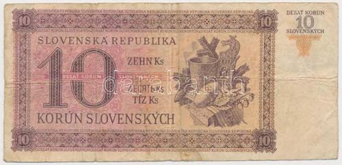 Szlovákia 1943. 10K ... 