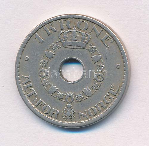 Norvégia 1925. 1K Cu-Ni ... 