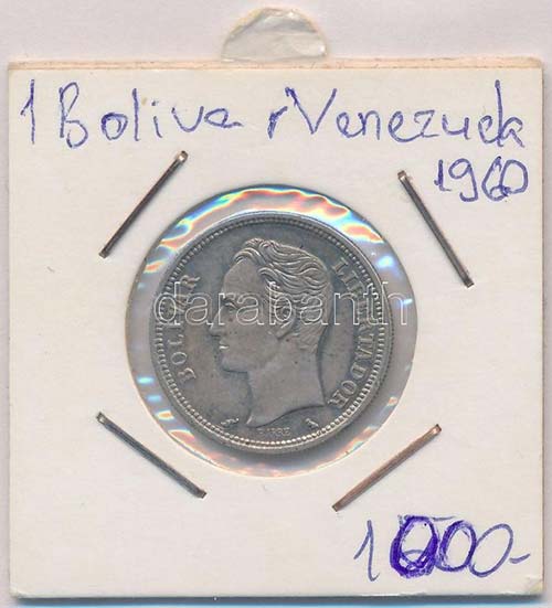 Venezuela 1960. Bolivar Ag lezárt ... 