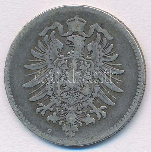 Német Birodalom 1875G 1M Ag ... 