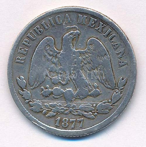 Mexikó / Guanajuato 1877Go S 50c ... 