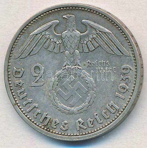 Német Harmadik Birodalom 1939A 2M ... 