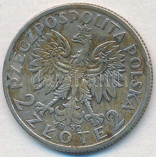 Lengyelország 1932. 2Zl Ag T:2 ... 