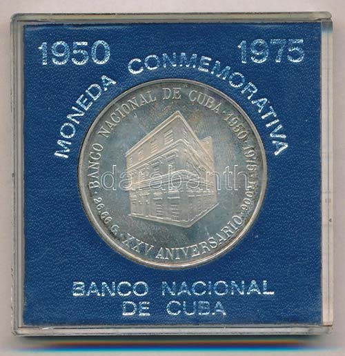 Kuba 1975. 10P Ag, eredeti kék ... 