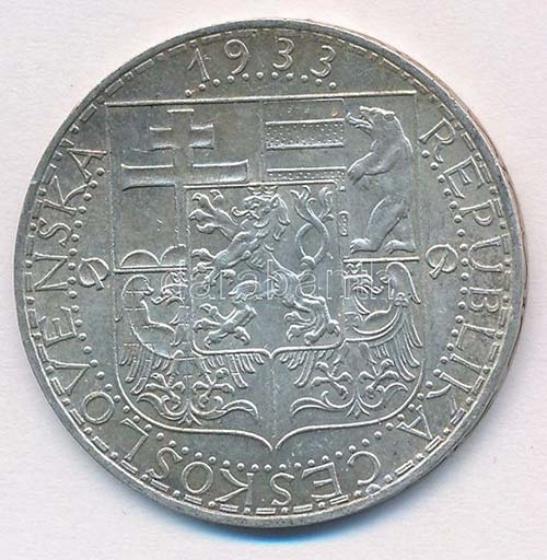 Csehszlovákia 1933. 20K Ag Ipar, ... 